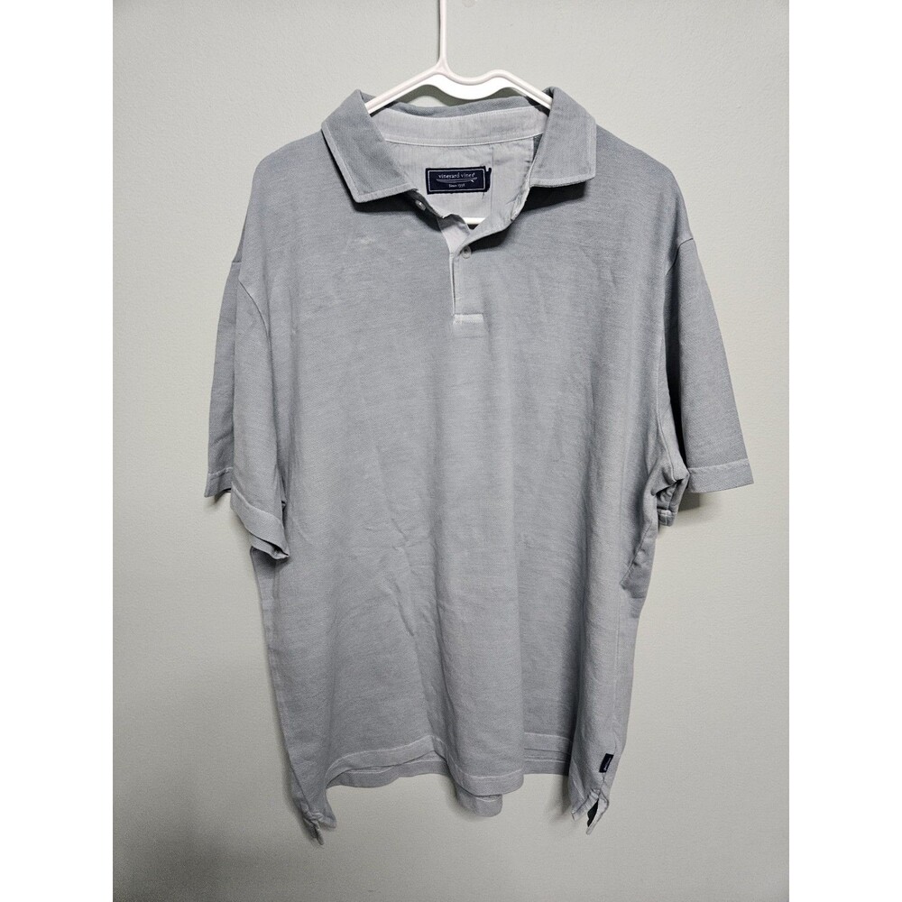 XL - Vineyard Vines Mens Polo Light Blue